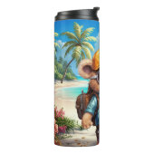 Bouteilles Isothermes Aventures ensoleillées avec ours de plage - Prêt p (Tourné sur la gauche)