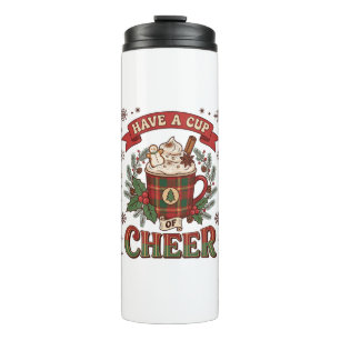 Bouteilles Isothermes Avoir une tasse de Noël en carreaux de Noël Mug Ch