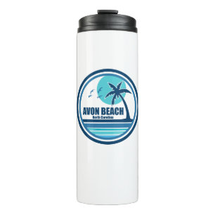 Bouteilles Isothermes Avon Beach North Carolina Palm Tree Birds