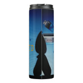 Bouteilles Isothermes Ayez un joyeux Noël de Noël - Un numérique festif (Dos)