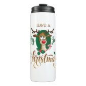 Bouteilles Isothermes Ayez Un Reindeer De Noël Holly Jolly | Vacances (Devant)