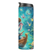 Bouteilles Isothermes Baby Elephant Boot dans Lotus Pond (Tourné sur la droite)