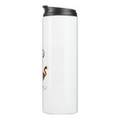 Bouteilles Isothermes 🐯Baby Tiger Art with Pink Butterflies - (Tourné sur la droite)