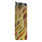 Bouteilles Isothermes Bacteuse thermique abstraite (Tourné sur la droite)