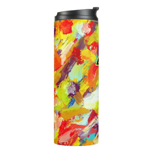 Bouteilles Isothermes Bacteuse thermique abstraite (Tourné sur la gauche)