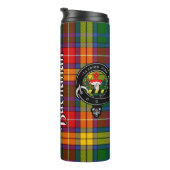 Bouteilles Isothermes Badge de clan Buchanan & Tartan (Tourné sur la droite)