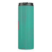 Bouteilles Isothermes Badge rouge et jaune NO-MAJ™ (Dos)