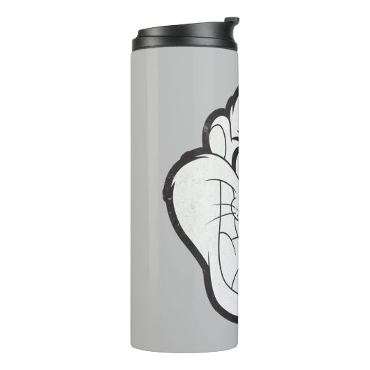 Bouteilles Isothermes Badge TAZ™ Evil Grin (Tourné sur la gauche)