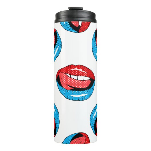 Bouteilles Isothermes Badges de patchs de dessin : Retro Pop (Devant)