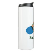 Bouteilles Isothermes Badminton Shuttlecock Design (Tourné sur la gauche)