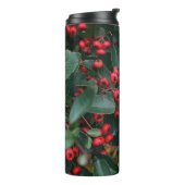Bouteilles Isothermes Baie rouge de houx (Tourné sur la gauche)