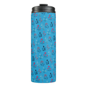 Bouteilles Isothermes Baies d'hiver & bleu mignon cosy