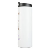 Bouteilles Isothermes Balançoire Licorne Blanche Violette (Tourné sur la droite)