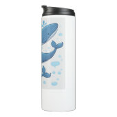 Bouteilles Isothermes Baleine mignonne (Tourné sur la droite)