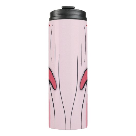 Bouteilles Isothermes Baleine rose (Devant)