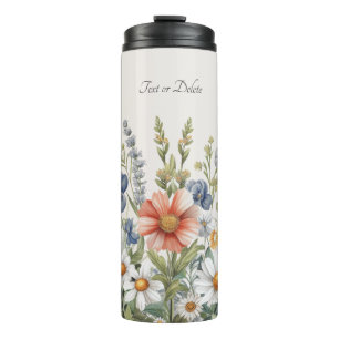 Bouteilles Isothermes Baliseur thermique Fleur sauvage coloré