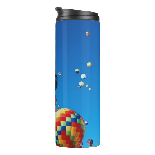 Bouteilles Isothermes Ballons à air chaud Ciel bleu (Tourné sur la droite)