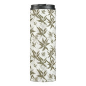 Bouteilles Isothermes Bamboo on White Sheers - Seamless surface (Dos)