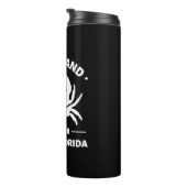 Bouteilles Isothermes banc de sable de l'île crabe floride (Tourné sur la droite)