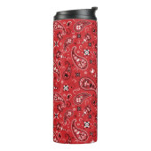 Bouteilles Isothermes Bandana Red Paisley (Tourné sur la gauche)