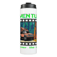 Bande de film rétro Aventure terrestre Camping Voy
