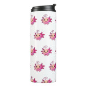 Bouteilles Isothermes Bande dessinée du mignon Axolotl (Tourné sur la gauche)