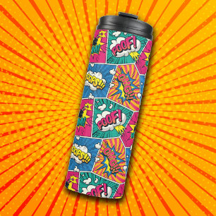 Bouteilles Isothermes Bande dessinée Pop Art 