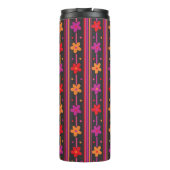 Bouteilles Isothermes Bande florale brillante (Dos)