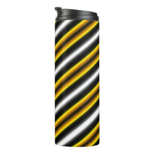 Bouteilles Isothermes Bandes arc-en-ciel blanc jaune