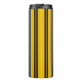 Bouteilles Isothermes Bandes blanches blanches personnalisées (Dos)