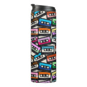 Bouteilles Isothermes Bandes cascade monographique rétro personnalisées (Tourné sur la droite)