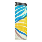 Bouteilles Isothermes Bandes de cassettes rétro motif sans couture. Vint (Tourné sur la droite)