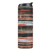 Bouteilles Isothermes Bandes ethniques tribales : conception du tapis. (Tourné sur la gauche)