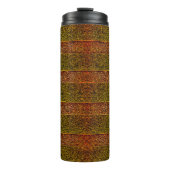 Bouteilles Isothermes Bandes gaufrées et ombragées, rougeâtres ocres (Devant)