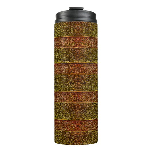 Bouteilles Isothermes Bandes gaufrées et ombragées, rougeâtres ocres (Devant)