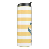 Bouteilles Isothermes Bandes jaunes et Ancre bleue (Tourné sur la gauche)