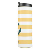Bouteilles Isothermes Bandes jaunes et Ancre bleue (Tourné sur la droite)