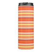 Bouteilles Isothermes Bandes rouges mignonnes orange (Dos)