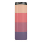 Bouteilles Isothermes Bandes-tiges de couleur automne dans le style cet  (Dos)