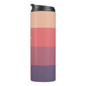 Bouteilles Isothermes Bandes-tiges de couleur automne dans le style cet  (Tourné sur la droite)