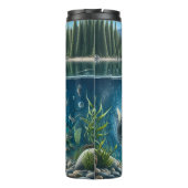 Bouteilles Isothermes Bar de pêche dans les eaux cristallines (Dos)