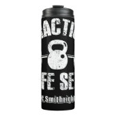 Bouteilles Isothermes Barbell Kettlebell Pratique des ensembles de sécur (Devant)