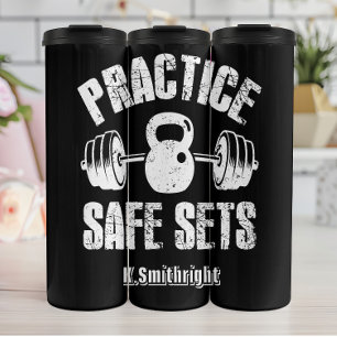 Bouteilles Isothermes Barbell Kettlebell Pratique des ensembles de sécur
