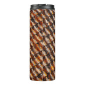 Bouteilles Isothermes Bardeaux de toit orange et noir (Dos)