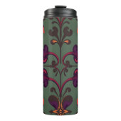 Bouteilles Isothermes Baroque Floral Pattern Travel Mug (Devant)