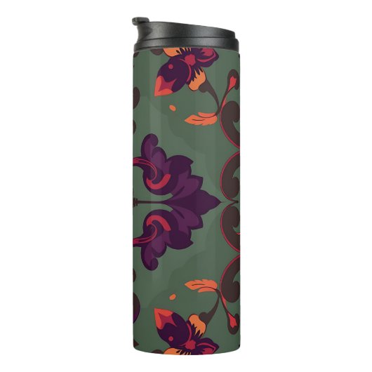 Bouteilles Isothermes Baroque Floral Pattern Travel Mug (Tourné sur la droite)