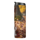 Bouteilles Isothermes Basenji en automne Feuilles automne Inspiration (Tourné sur la droite)