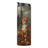 Bouteilles Isothermes Basenji Halloween Chien De Nuit Délice (Tourné sur la droite)