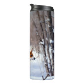Bouteilles Isothermes Basenji Laissez Tomber la Neige Noël (Tourné sur la droite)