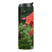 Bouteilles Isothermes Basilique orange, zinnia, cosmo, jardin de tournes (Tourné sur la gauche)